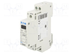 Relay: installation; bistable; NC + NO; Ucoil: 230VAC; 16A; IP20