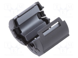 Core: ferrite; on round cable; Core mat: Ni-Zn ferromagnetic