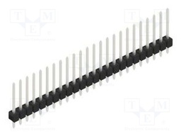 Connector: pin strips; pin header; male; PIN: 24; 2.54mm; THT; 1x24
