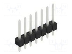 Connector: pin strips; pin header; male; PIN: 7; 2.54mm; THT; 1x7