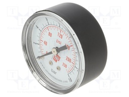 Manometer; Working pressure: 0÷16bar; 50mm; Enclos.mat: plastic
