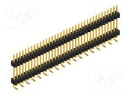 Connector: pin strips; pin header; male; PIN: 36; 1.27mm; SMT; 1x36