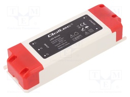 Power supply: switched-mode; LED; 48W; 12VDC; 4A; 230VAC; IP20; 75%