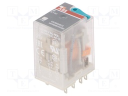 Relay: electromagnetic; DPDT; Ucoil: 24VDC; 12A; max.250VAC