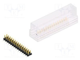 Connector: pin strips; pin header; male; PIN: 30; 2.54mm; SMT; 2x15