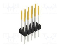 Connector: pin strips; pin header; male; PIN: 10; 2.54mm; THT; 2x5