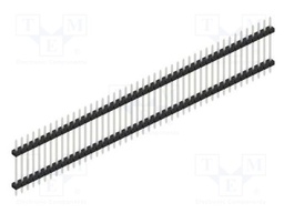 Connector: pin strips; pin header; male; PIN: 45; 2mm; THT; 1x45