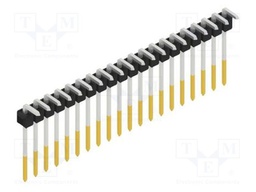 Connector: pin strips; pin header; male; PIN: 20; 2.54mm; THT; 1x20