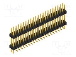 Connector: pin strips; pin header; male; PIN: 44; 2.54mm; SMT; 2x22