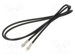 Cable; FME socket,both sides; black; straight; 1.5m
