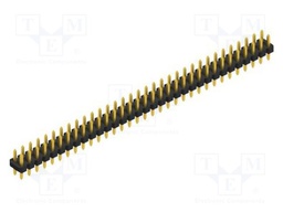 Connector: pin strips; pin header; male; PIN: 66; 2.54mm; THT; 2x33
