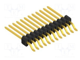 Connector: pin strips; pin header; male; PIN: 12; 1.27mm; SMT; 1x12