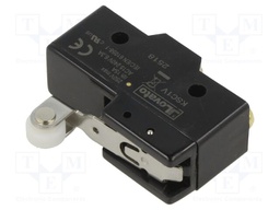 Microswitch SNAP ACTION; 3A/250VAC; with lever (with roller)