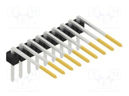 Connector: pin strips; pin header; male; PIN: 9; 2.54mm; THT; 1x9