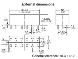 Relay: electromagnetic; 4PST-NO; Ucoil: 12VDC; 4A/250VAC; 3A/30VDC