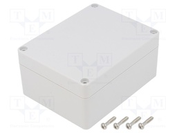 Enclosure: multipurpose; X: 90mm; Y: 115mm; Z: 55mm; polycarbonate