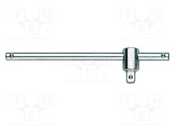 Knob; socket spanner; 1/4"; Chrom-vanadium steel; 115mm