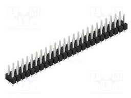 Connector: pin strips; pin header; male; PIN: 50; 2.54mm; THT; 2x25