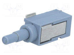 Switch: push-button; Pos: 2; SPST; 0.5A/60VAC; 0.5A/60VDC; 5N; round