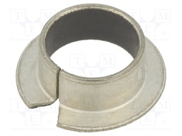 Bearing: sleeve bearing; with flange; Øout: 14mm; Øint: 12mm; L: 7mm