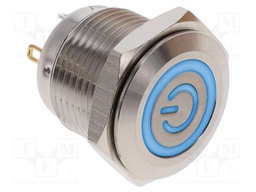 Switch: vandal resistant; Pos: 2; SPST-NO; 2A/48VDC; IP65; OFF-(ON)