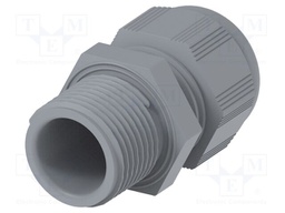 Cable gland; without nut,with long thread; M20; 1.5; IP68; grey