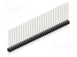 Connector: pin strips; pin header; male; PIN: 34; 1.27mm; THT; 1x34