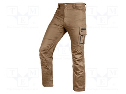 Dungarees; Size: XXXL; brown; Mix&Match; slim; 280g/m2