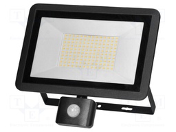 Lamp: LED flood light; 100W; 4000K; CRImin: 80; IP44; 8000lm; 230VAC