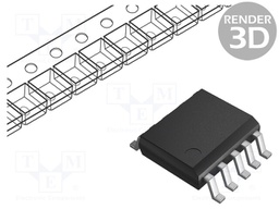 Transceiver, RS422 / RS485, 1 Driver, 4.5 V to 5.5 V, MSOP-10