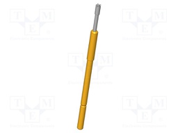 Test needle; Operational spring compression: 4mm; 8A; Ø: 1.3mm