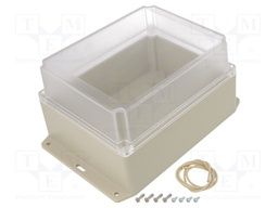 Enclosure: multipurpose; X: 146mm; Y: 186mm; Z: 110mm; Ritec; ABS