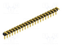 Connector: pin strips; pin header; male; PIN: 21; 2.54mm; THT; 1x21