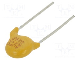 Fuse: PTC polymer; 250mA; RF72