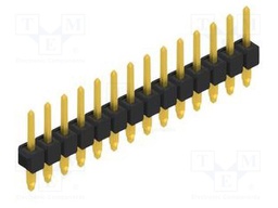 Connector: pin strips; pin header; male; PIN: 14; 2.54mm; THT; 1x14