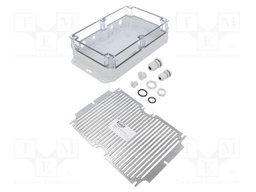 Enclosure: for computer; light grey; X: 140mm; Y: 210mm; Z: 60mm
