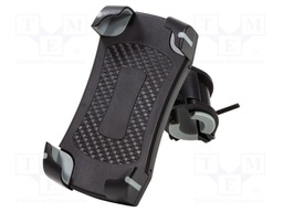 Bike holder; black; on bike handlebars; Size: 60-90mm