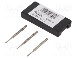 Tap; HSS-G; M1,1; 0.25; 32mm; Pcs: 3; Conform to: DIN 352; 2,1mm