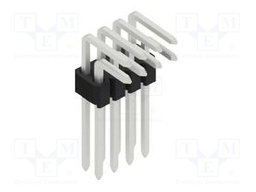 Connector: pin strips; pin header; male; PIN: 8; 1.27mm; THT; 2x4