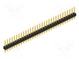 Connector: pin strips; pin header; male; PIN: 31; 2.54mm; THT; 1x31