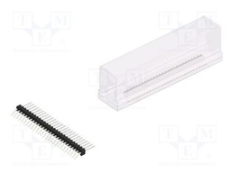 Connector: pin strips; pin header; male; PIN: 27; 1.27mm; SMT; 1x27