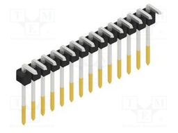 Connector: pin strips; pin header; male; PIN: 14; 2.54mm; THT; 1x14