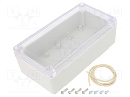 Enclosure: multipurpose; X: 85mm; Y: 165mm; Z: 55mm; Ritec; IP65