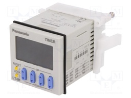 Timer; Range: 0,001s÷999,9h; transistor; 12÷24VDC; Display: 2x LCD
