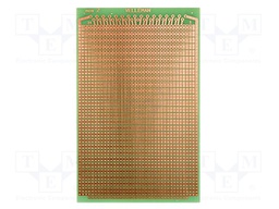 Board: universal; eurocard,single sided,prototyping; W: 100mm