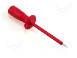 Test probe; 1000V; red; Tip diameter: 2mm; Socket size: 4mm