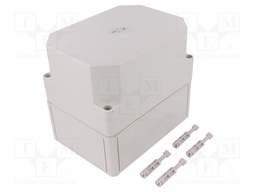 Enclosure: multipurpose; X: 130mm; Y: 180mm; Z: 165mm; TK PS; grey