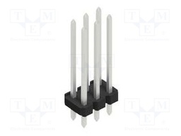 Connector: pin strips; pin header; male; PIN: 6; 2.54mm; THT; 2x3