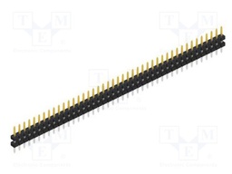 Connector: pin strips; pin header; male; PIN: 43; 2mm; THT; 1x43
