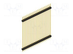 Connector: pin strips; pin header; male; PIN: 21; 2.54mm; THT; 1x21